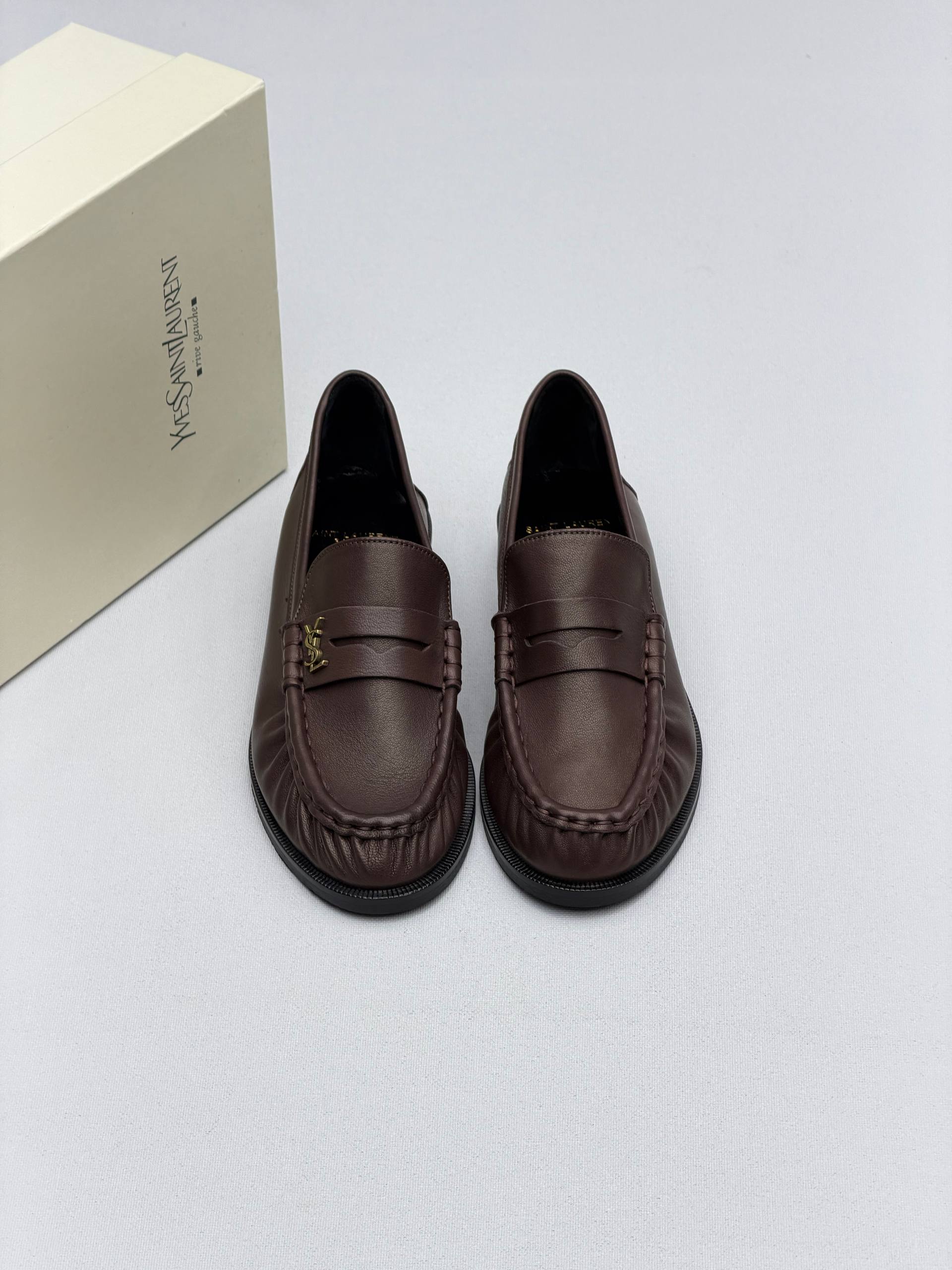 Ysl - Le Loafer Koyu Kahverengi